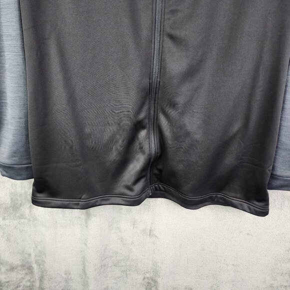 Mens Black & Gray Callaway Jacket Full-Zip Mock Neck Long Sleeve XXL - Picture 3 of 15
